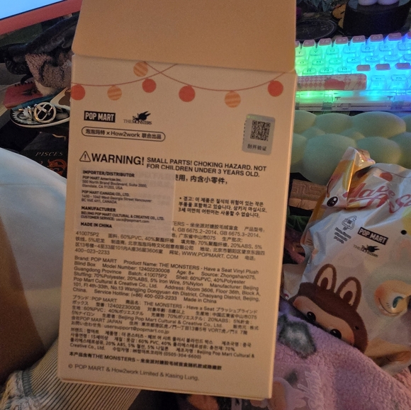 Labubu Have A Seat Zizi Vinyl Plush Popmart - Picture 4 of 4